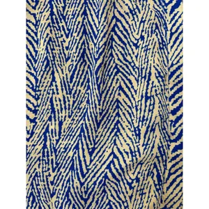 Hazel Hazel Blouse Womens Small Blue Beige Zebra Print High Low Button Back Top thumbnail 4