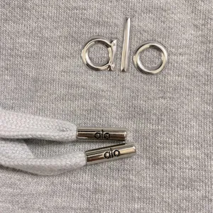 NWT Alo Yoga Accolade Hoodie Athletic Heather Grey Size S thumbnail 9