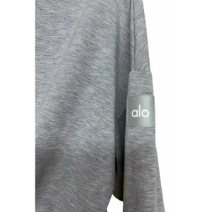 Alo Yoga Dreamy Wrap Pullover Sweatshirt Heather Gray Women's‎ Size Large thumbnail 8