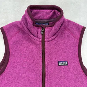 Patagonia Better Sweater‎ Fleece Vest Full Zip Sleeveless Outdoor Purple XS thumbnail 4