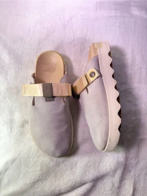 Sorel Women's Taupe Suede Slip-On Clog Mule thumbnail 9