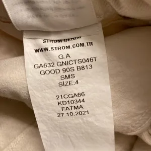 Good American Cream Cut-Out Jeans size 4 thumbnail 6