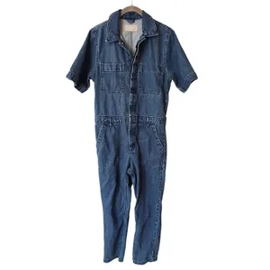 Everlane The Supersoft Jean Coveralls Size‎ 2 Denim Short Sleeve Jumpsuit thumbnail 5
