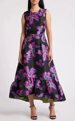 Chelsea28 Floral Jaquard A-Line Dress Size XS‎ NWT MSRP $158 thumbnail 1
