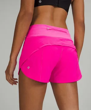 Lululemon shorts speed up 4” pow pink thumbnail 1