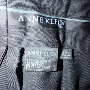 Anne‎ Klein Suit Black Wide Leg Dress Pants Petite Size 6P Professional Trousers thumbnail 3
