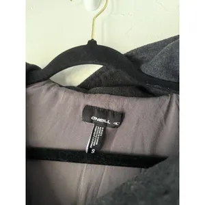 O'Neill Jacket Western Small Aztec‎ Stripe Hooded Button Peacoat Southwest thumbnail 4