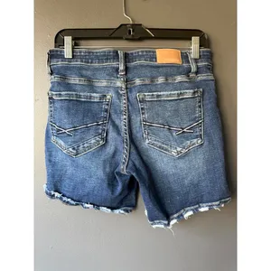 BKE Denim Jean Shorts with Frayed Hem size 26 thumbnail 8