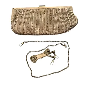 Silver Evening Clutch Convertible Crossbody Bag thumbnail 3