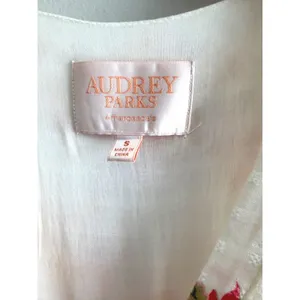 Audrey Parks Francesca's Women's Maxi Dress Floral Rayon Cottagecore Lace Small thumbnail 6