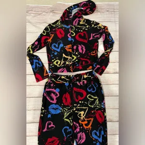 NWT Full Circle Trends 2 Piece Hoodie Set Size Large thumbnail 3
