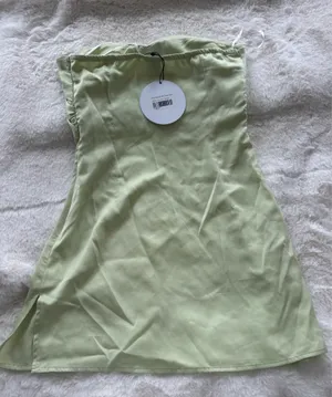 Irena Princess Polly Mini Dress Strapless Green thumbnail 6