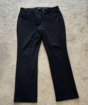 Express Black Boot Cut Flare Pants with Smooth Finish thumbnail 3