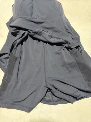 Zella Sleeveless Black tennis Dress built in shorts medium thumbnail 5
