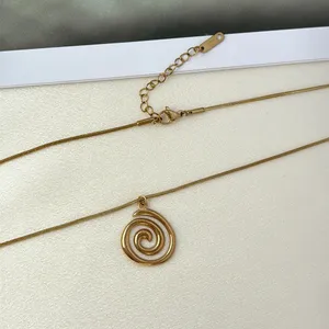Swirl Pendant Necklace for Women thumbnail 3