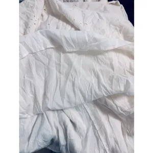 Zara eyelet off shoulder ivory midi cottage women’s dress smocked runs small* thumbnail 11