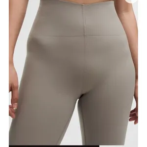 Lululemon Glow Up SHR Tight 25" Warm Ash Grey Women's Size 10 Legging Sport NEW thumbnail 4