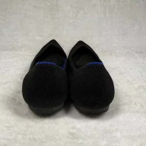 Rothys The Point Black Pointed Toe Flats Womens 8 Sustainable Washable Shoes thumbnail 4