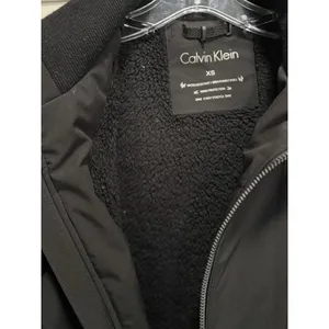 Calvin Klein Faux Fur Hood‎ Jacket Zip Up Size Sm Pockets Lined Water Resistant thumbnail 3