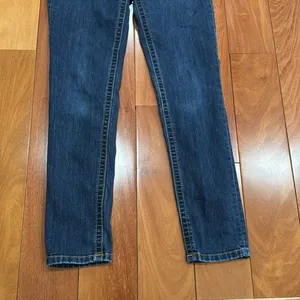 MISS ME Women's Plain Stretch Crop Skinny Zip Ankle‎ Jeans Mid Rise Blue Size 29 thumbnail 3