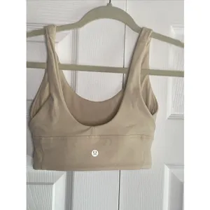 Lululemon Womens 2 Ivory Tan Seamless Bra‎ thumbnail 2