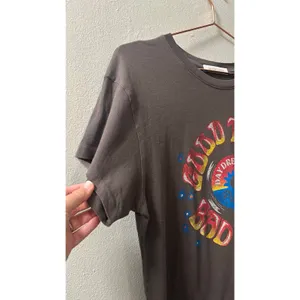 DAYDREAMER Brown Good Times Bad Times Record Graphic Retro Tee size Medium thumbnail 2