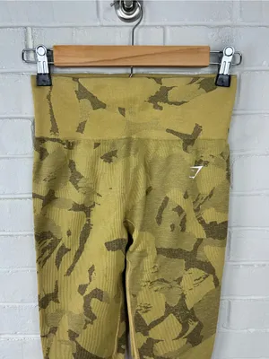 Gymshark Camo Print High Rise Athletic Leggings Size S thumbnail 3