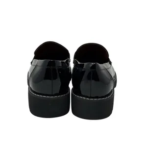 Franco Sarto Women's Cassandra Black Platform Penny Loafers Size 10 thumbnail 4