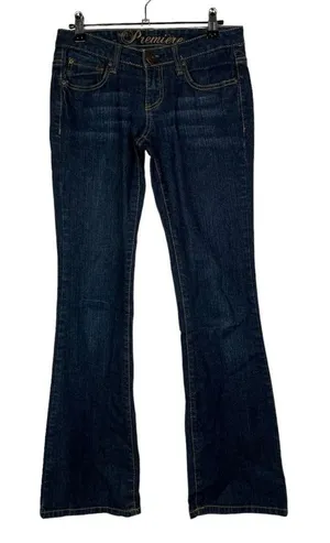 Rue 21 Premiere Y2K Blue Wash‎ Mid Rise Bootcut Jeans 1/2 thumbnail 1