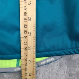 Nike Green Running Jacket with Neon yellow inside Thumb Holes & Back Pockets Med thumbnail 5