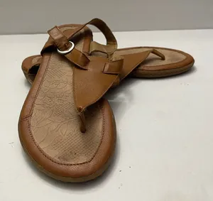 b.o.c. Born Concepts Womens Tan Brown Strappy Thong Slingback Sandals C76337 10M thumbnail 1