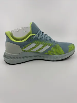 Adidas Solar Blaze Women's Running Shoes In Ash Grey and Hi-Res Yellow SZ 7.5 thumbnail 4