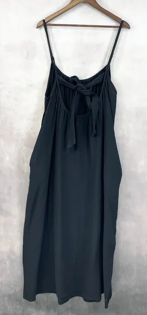 Sol Angeles Women Maxi Sundress Plus OS Gauzy Minimalist‎ Coastal Lounge Cruise thumbnail 1