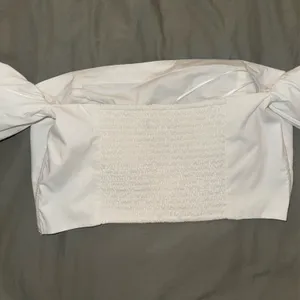 Abercrombie & Fitch White Smocked Top thumbnail 4