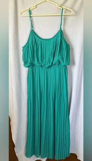 American Rag size xxl turquoise pleated sleeves dress thumbnail 5