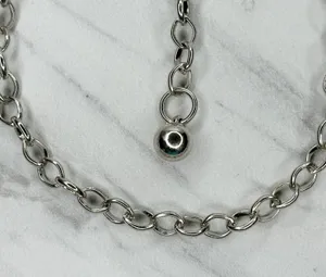 Y2K Rhinestone Flower Silver Chain Belt Extra Small/Small (XS/S) ✨ thumbnail 10