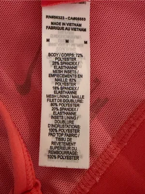 Nike Sports Bra Women’s Size M Orange Dri-FIT Crisscross Strappy(A596) thumbnail 12