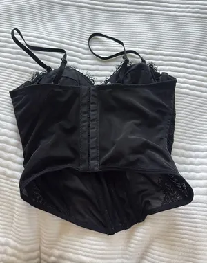 Garage Corset Top Black thumbnail 1