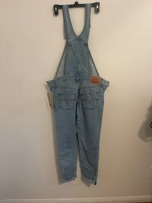 Levi's Light Blue Overalls. Size Xs thumbnail 7