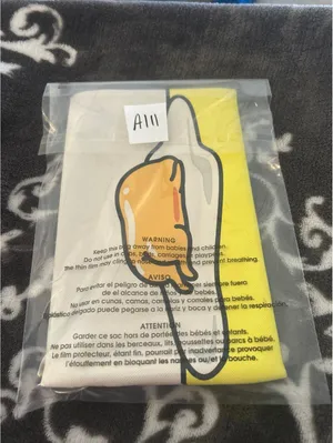 A111 make up bag organizer travel fun design new Yellow thumbnail 2