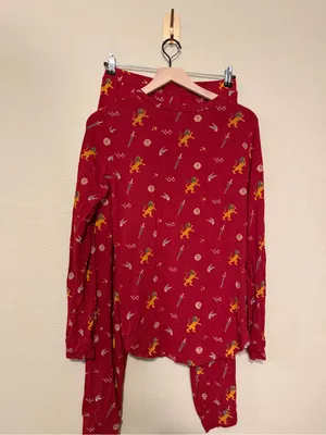 Kyte Baby Pajama Set Adult Unisex Gryffindor Harry Potter Size Small thumbnail 5