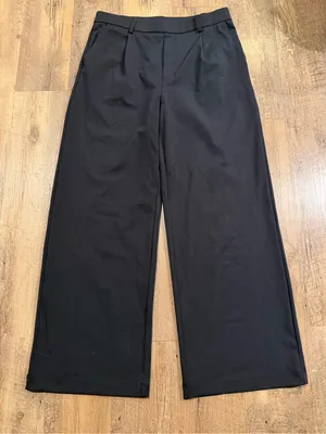 HALARA Black Wide-Leg Dress Pants Large thumbnail 2