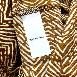 Maurice's Airy Lightweight Brown Printed Smocked Nick Neck Shark Bite Hem Pull Over Dress thumbnail 7