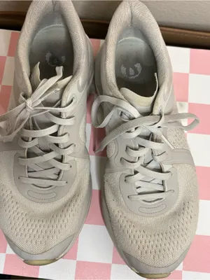 Lululemon gray beige running casual Chargefeel Low Workout preppy luxury shoe 9 thumbnail 3