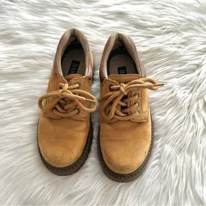 Bass G.H. Chunky Suede Lug Sole Oxford Sz 7 thumbnail 1