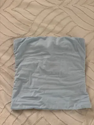 Light Blue Strapless Crop Size XS thumbnail 3