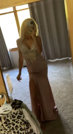 Prom Dress Pink Size 4 thumbnail 5