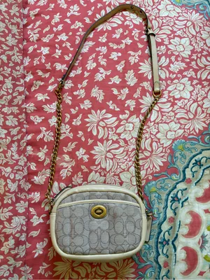 Coach Quilted Signature Jacquard Small Camera Bag thumbnail 2
