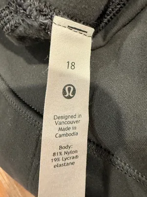 Lululemon Align Wide Leg Super-High-Rise Crop Graphite Gray Women's Size 18 thumbnail 9
