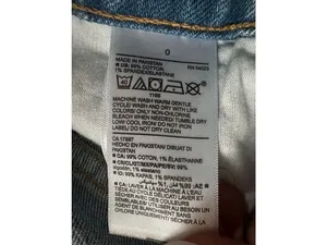 Old Navy OG Straight Blue Jean Shorts Size 0 thumbnail 3